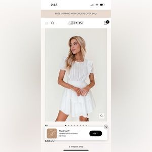 White Little Summer Dress